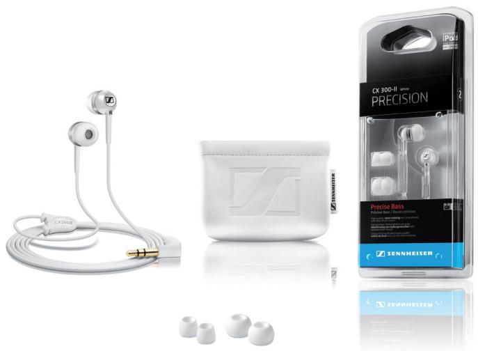 SENNHEISER CX 300-II WHITE - Ecouteurs intra-auriculaires - 1