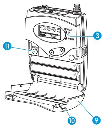 SENNHEISER EW 312 G2 - Mettre le récepteur fixe EM 300 G2 en marche et à l'arrêt - 2