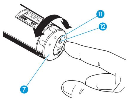 SENNHEISER EW 312 G2 - Mettre l'émetteur de poche en marche/à l'arrêt - 1