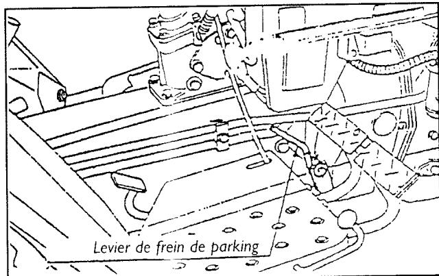 KUBOTA B1400 - LEVIER DE FREIN DE PARKING - 1