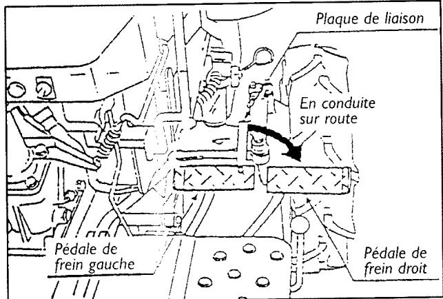 KUBOTA B1400 - PEDALE DE FREIN - 1