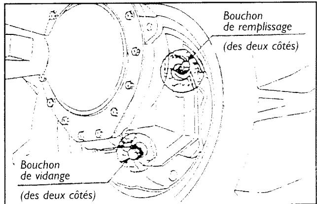KUBOTA B1400 - CHANGEMENT D'HUILDE DU CARTER DE TRANSMISSION AVANT - 1