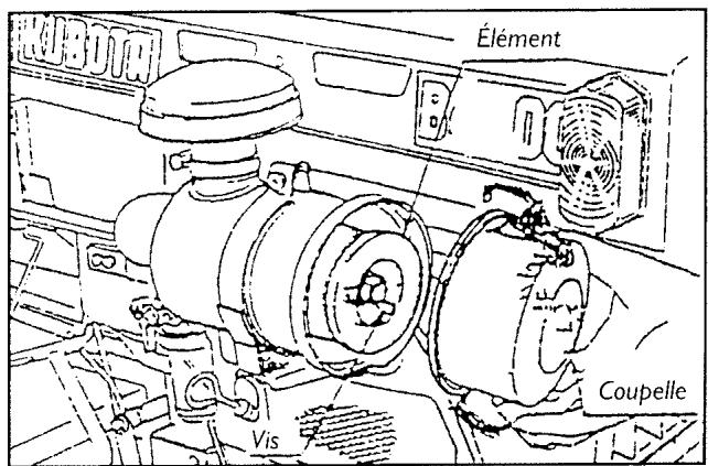 KUBOTA B1400 - FILTRE A AIR - 1