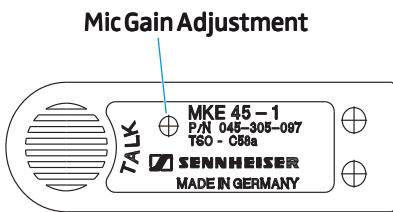 SENNHEISER HME 100 - Réglage de volume - 1