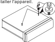 SCOTT SRX 190 - Retirez les vis d'immobilisation du mécanisme CD avant d'installer l'appareil. - 1