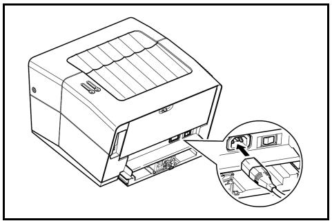 KYOCERA FS-820 - Branchement de l'alimentation - 1