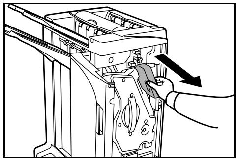 KYOCERA DF-760 - Emptying the Punch Waste Box - 2