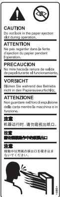 KYOCERA DF-760 - ETICHTETDI ATTENZIONE - 2