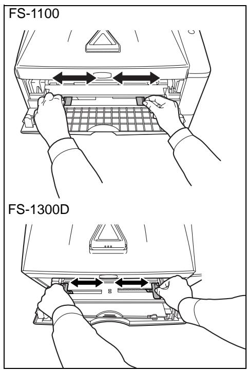 KYOCERA FS-1300D - Chargement de papier dans le bac multifonction - 2