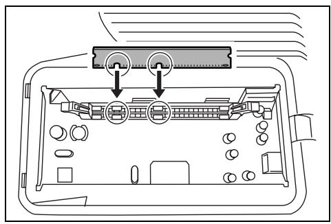 KYOCERA FS-1300D - Installation du module de mémoire - 4