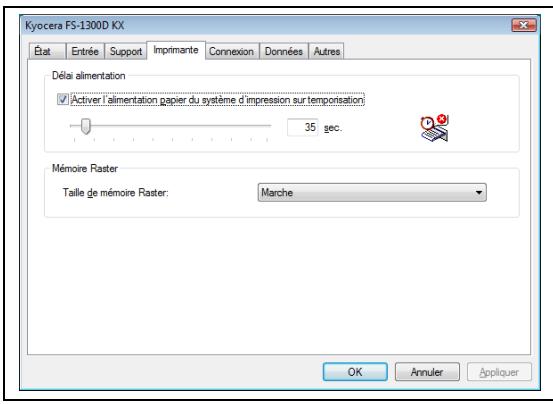 KYOCERA FS-1300D - Onglet Imprimante - 1