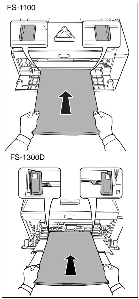 KYOCERA FS-1300D - Chargement de papier dans le bac multifonction - 4