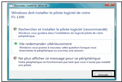 KYOCERA FS-1300D - Installation du pilote de l'imprimante sur un ordinateur équipé de Windows - 5