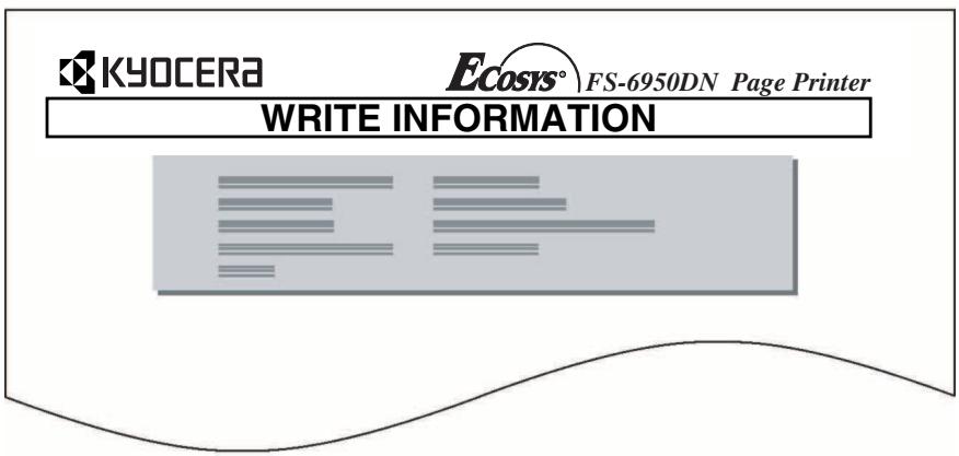 KYOCERA FS-6950DN - Écriture de données - 1