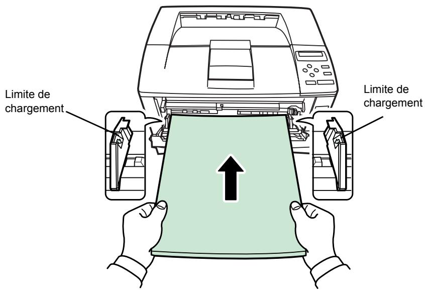 KYOCERA FS-6950DN - Chargement de papier dans le bac multi - 6
