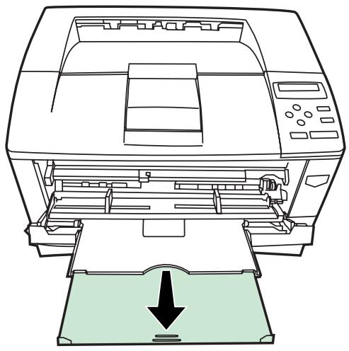 KYOCERA FS-6950DN - Chargement de papier dans le bac multi - 4