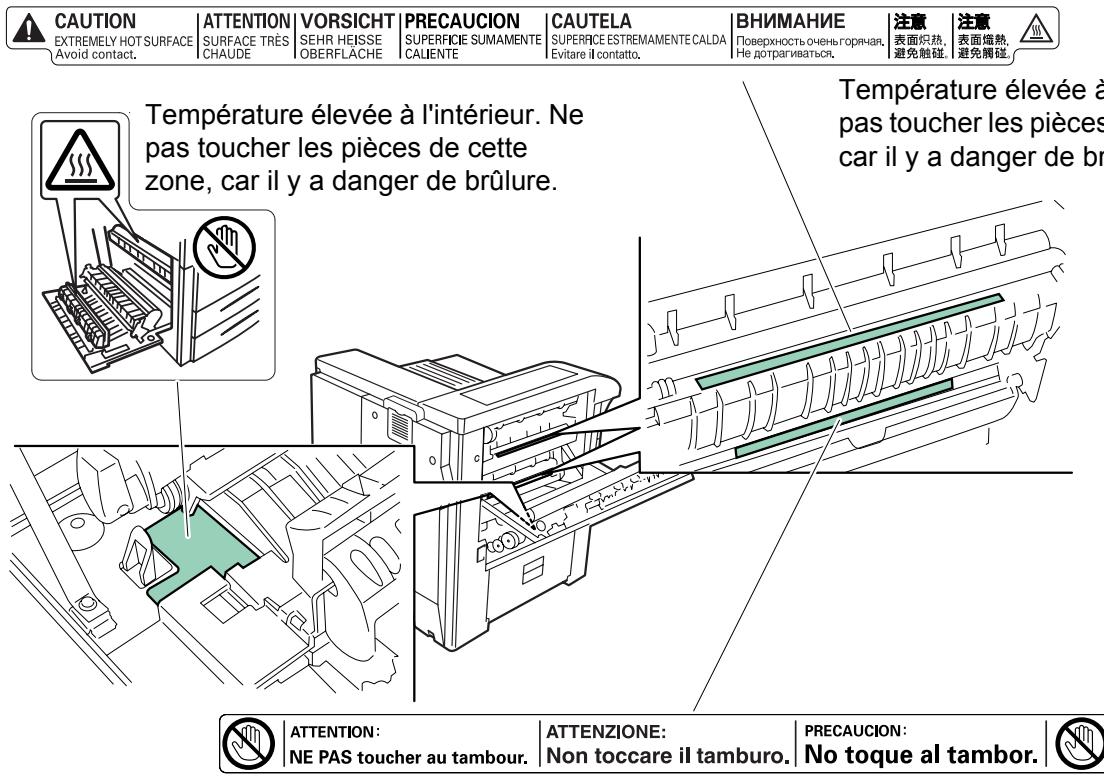 KYOCERA FS-9130DN - Étiquettes attention - 1