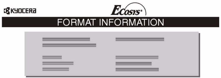 KYOCERA FS-C5015N - Formatage d'une carte mémoire - 1