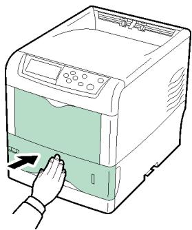KYOCERA FS-C5030N - Installation de la cartouche de toner et du bac de récupération de toner - 1