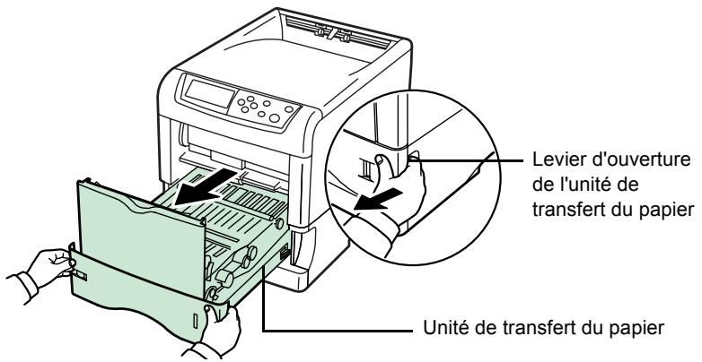 KYOCERA FS-C5030N - Nettoyage de l'unité de transfert du papier - 1