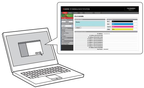 KYOCERA FS-C5250DN - Impression d'une page de configuration - 1