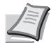 KYOCERA FS-C5250DN - Définition du format du papier à partir du panneau de commande - 1