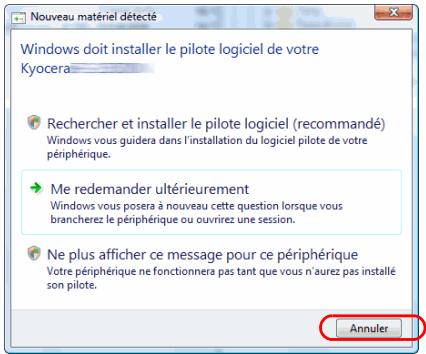 KYOCERA FS-C5250DN - Installation du logiciel sous windows - 3