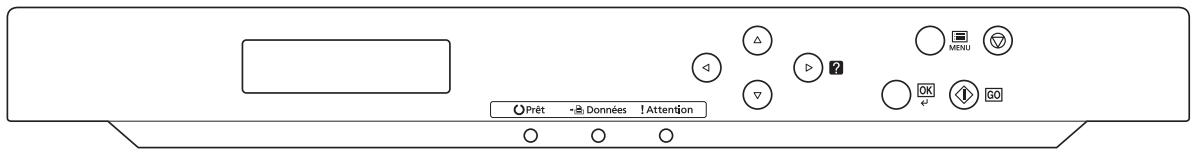 KYOCERA FS-C5250DN - Description du panneau de commande - 1