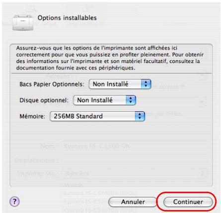 KYOCERA FS-C5250DN - Remarque avant d'installer le logiciel, contrôle les paramètres suivants sur l'imprimante : - 9