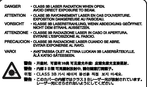KYOCERA FS-C8100DN - Étiquettes attention - 4