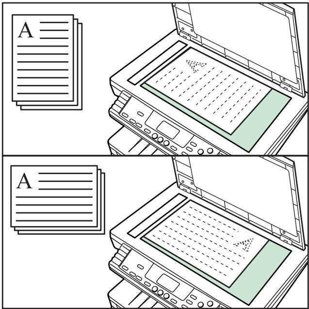 KYOCERA KM-1500 - Précaution à suivre lors de la mise en place des originaux - 1