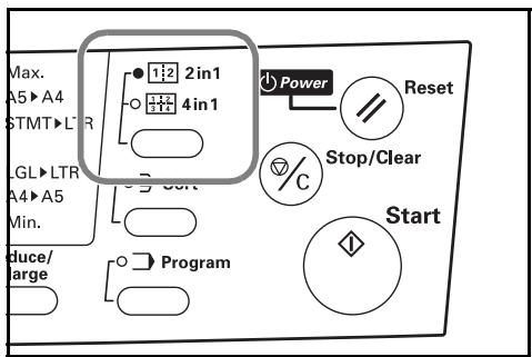 KYOCERA KM-1500 - Sélection de la ligne de démarcation - 2