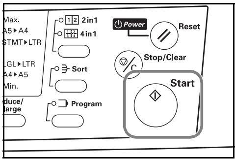 KYOCERA KM-1500 - Démarrage de la copie - 1