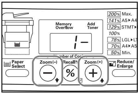 KYOCERA KM-1500 - Sélection de la ligne de démarcation - 5
