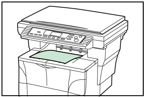 KYOCERA KM-1500 - A la fin de la copie - 1