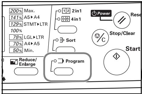 KYOCERA KM-1500 - Utiliser les réglages programmés pour effectuer des copies - 1