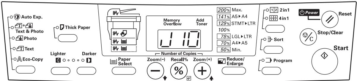 KYOCERA KM-1500 - Lors d'un bourrage de papier - 1