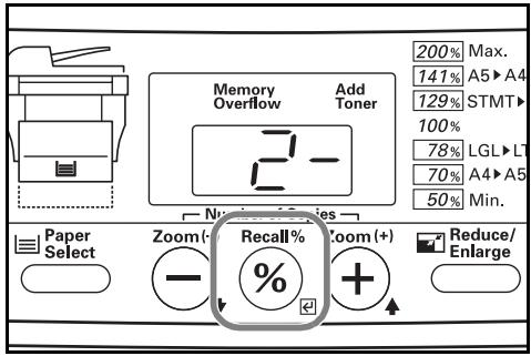 KYOCERA KM-1500 - Sélection de l'ordre dans l'arrangement 4 en 1 - 6