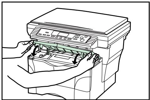 KYOCERA KM-1500 - Bourrage de papier dans le plateau d'alimentation manuelle - 2