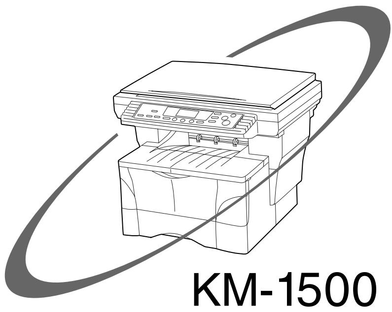 KYOCERA KM-1500 - Manuel d'utilisation - 1