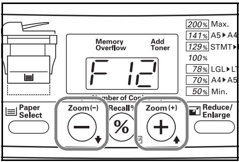 KYOCERA KM-1500 - Sélection du format du papier - 2