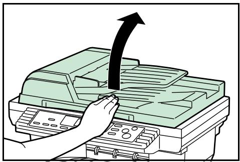 KYOCERA KM-1500 - Mise en place des originaux sur la vitre d'exposition - 1