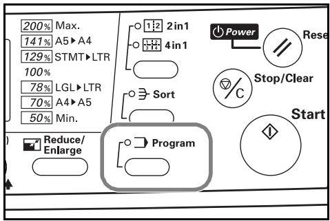 KYOCERA KM-1500 - Enregistrement du programme - 1