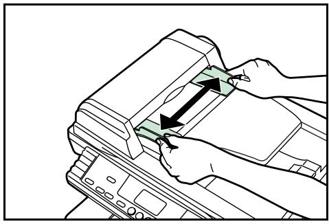 KYOCERA KM-1500 - Mise en place des originaux dans le processeur de document - 1