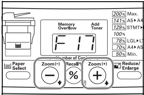 KYOCERA KM-1500 - Sélection de la ligne de démarcation - 3