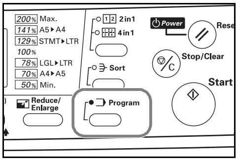 KYOCERA KM-1500 - Fonction de programme - 1