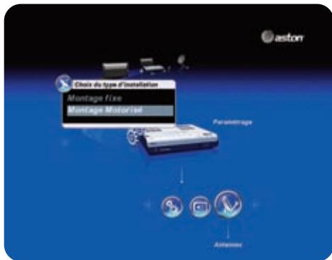 ASTON SIMBA TWIN HD TNTSAT - Sous-menu antennes - 1