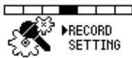 MEDION BDA80801 - RECORD Setting: DEBIT d'enregistrement - 1