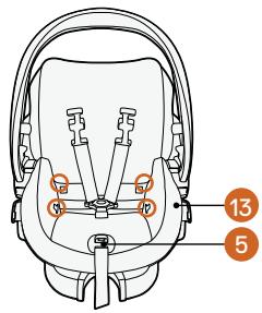 STOKKE IZISLEEP - Desmontaje de la cubiertasuperior (13): - 1