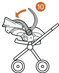 STOKKE IZISLEEP - Istuimen käytto Stokke® Xplory® + Stokke® Crusi -rattaissa - 3